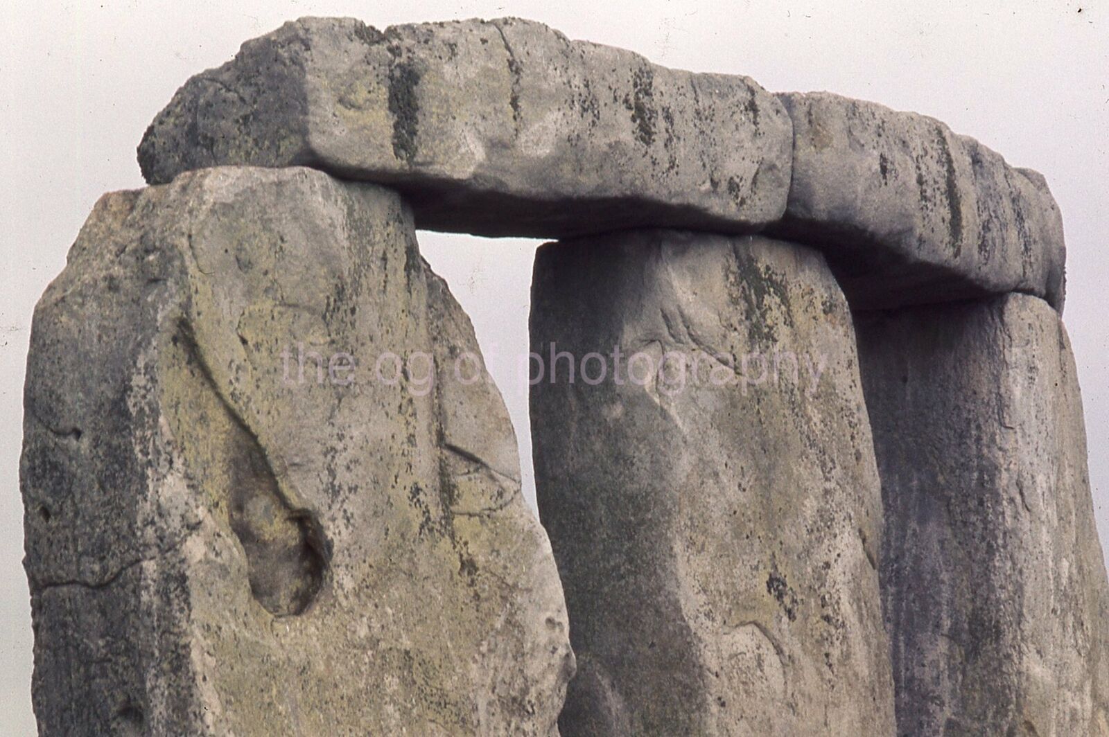 STONEHENGE? 35mm FOUND SLIDE England COLOR Megalith Site Photo Poster painting 17 T 31 O