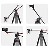 Carbon Fiber Camera Extension Rod SLR Micro Single Mobile Phone Overhead Shooting Rod Low Angle Photo Video Camera Horizontal Shooting Rod
