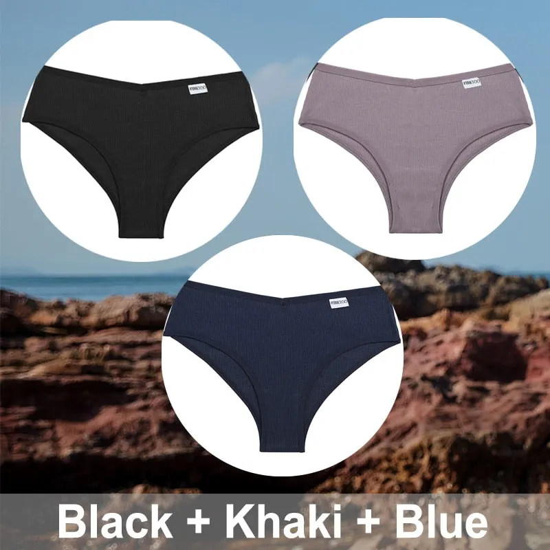 3PCS/Set M-XXXL Plus Size Cotton Panties Women Underwear Sexy Lingerie Female Underpants Intimates Brazillian Pantys Sexy Briefs