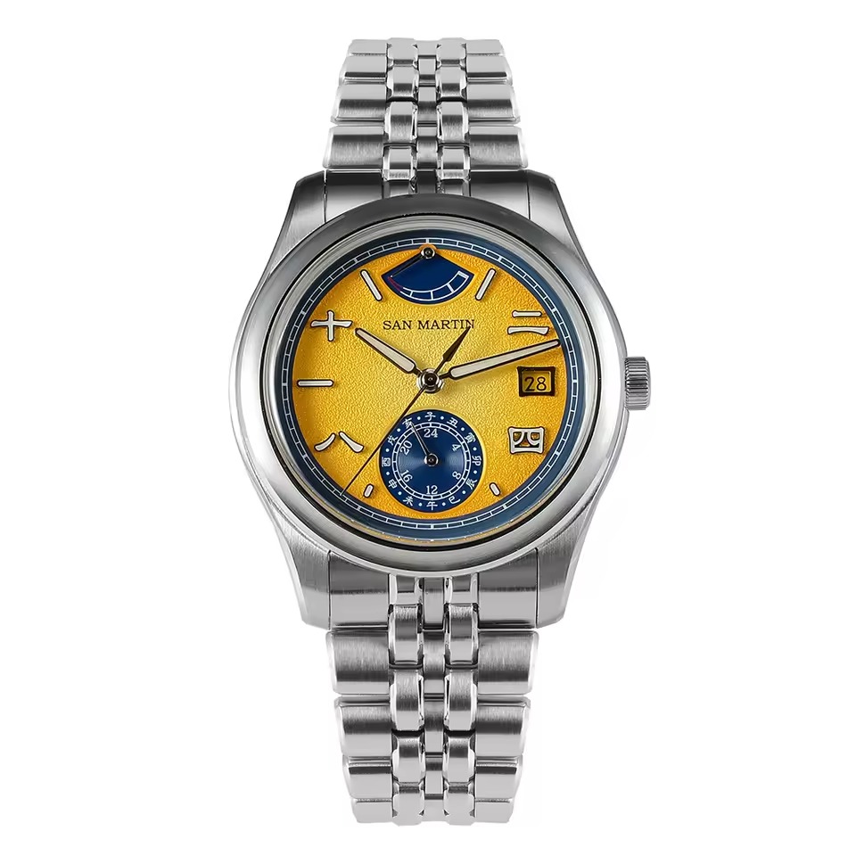 San Martin 39mm Original Design Miyota 9132 Men's Watch SN0144 San Martin Watch san martin watchSan Martin Watch