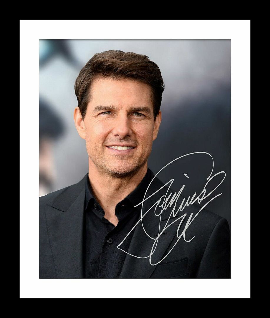 Tom Cruise Autograph Signed & Framed Photo Poster painting 1