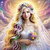 Diamond Painting-DIY Crystal Rhinestone Angel Beauty