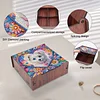 Diamond Painting Wooden Puppy 4 Slots Diamond Painting Storage Box for Adult Beginner