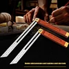 Wooden Marking Angle Rulers Gauges Sliding T-Bevel Level Measuring Tools