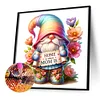 Diamond Painting -DIY Full Round Drill Flower Gnome