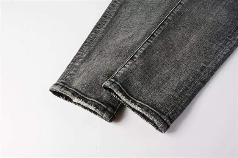 Purple Fashion Jeans 9103