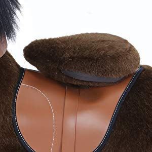 PonyCycle U Series Dark Brown Horse Saddle