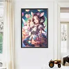 (40*60cm)Lollipop Bunny Girl - Round Partial AB Drill Diamond Painting