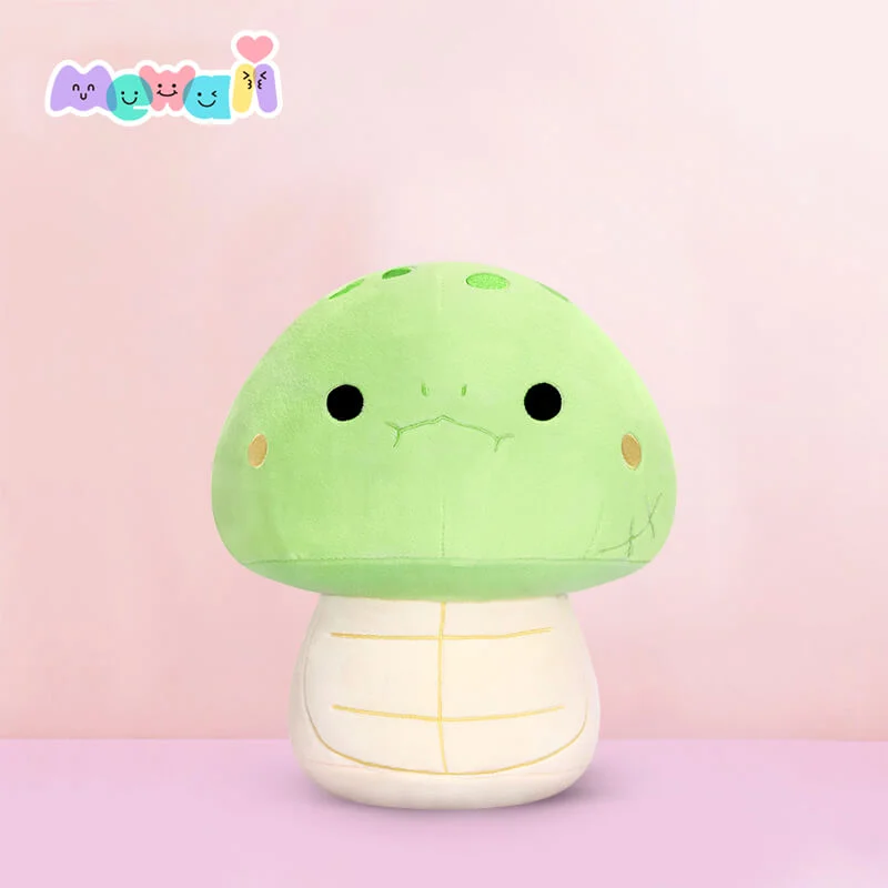 Mewaii® Mushroom Family Green Duck Stuffed Animal Kawaii Plush Pillow  Squishy Toy