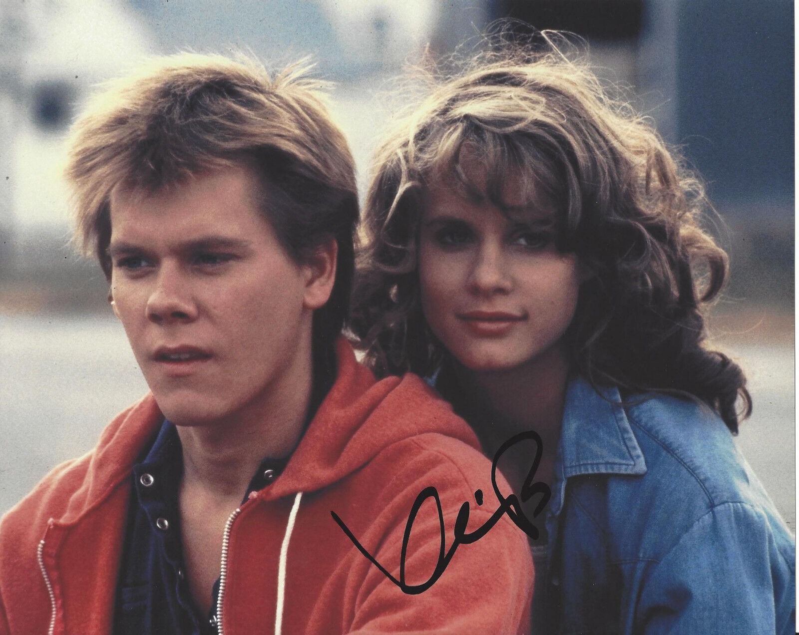 KEVIN BACON SIGNED AUTHENTIC FOOTLOOSE 8X10 Photo Poster painting w/COA ACTOR THE FOLLOWING