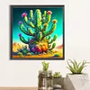 Diamond Painting -DIY Round Drill Cacti(40x40cm)