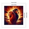 【Limited Stock Sale】Two Lions-18CT Stamped Cross Stitch 50*50cm/19.69*19.69in tapestrymarket