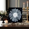 uk.everydayedeals DIY Pearl Painting With Frame - Handmade Self-Adhesive Pearls - Bright Sunflower(25*25cm)