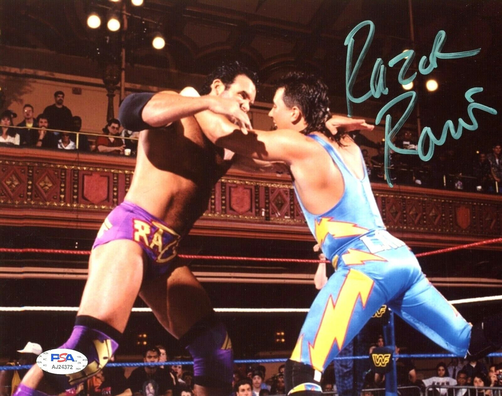 WWE RAZOR RAMON HAND SIGNED AUTOGRAPHED 8X10 WRESTLING Photo Poster painting WITH PSA COA RARE 3