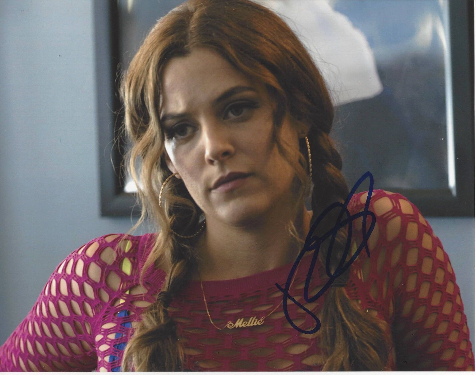 SEXY ACTRESS RILEY KEOUGH SIGNED 8X10 Photo Poster painting B w/COA AMERICAN HONEY MAD MAX