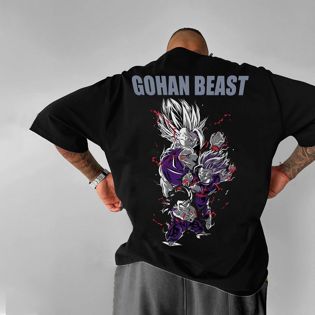 Unisex DB Beast Gohan Printed T-shirt