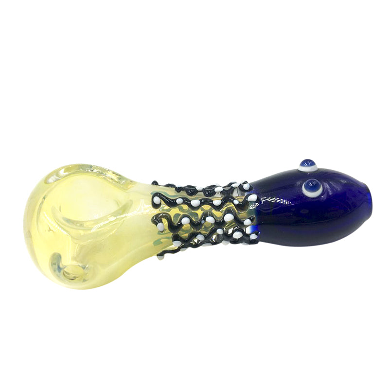 Octopus Nails Tentacle Pattern Spoon Glass Hand Pipe