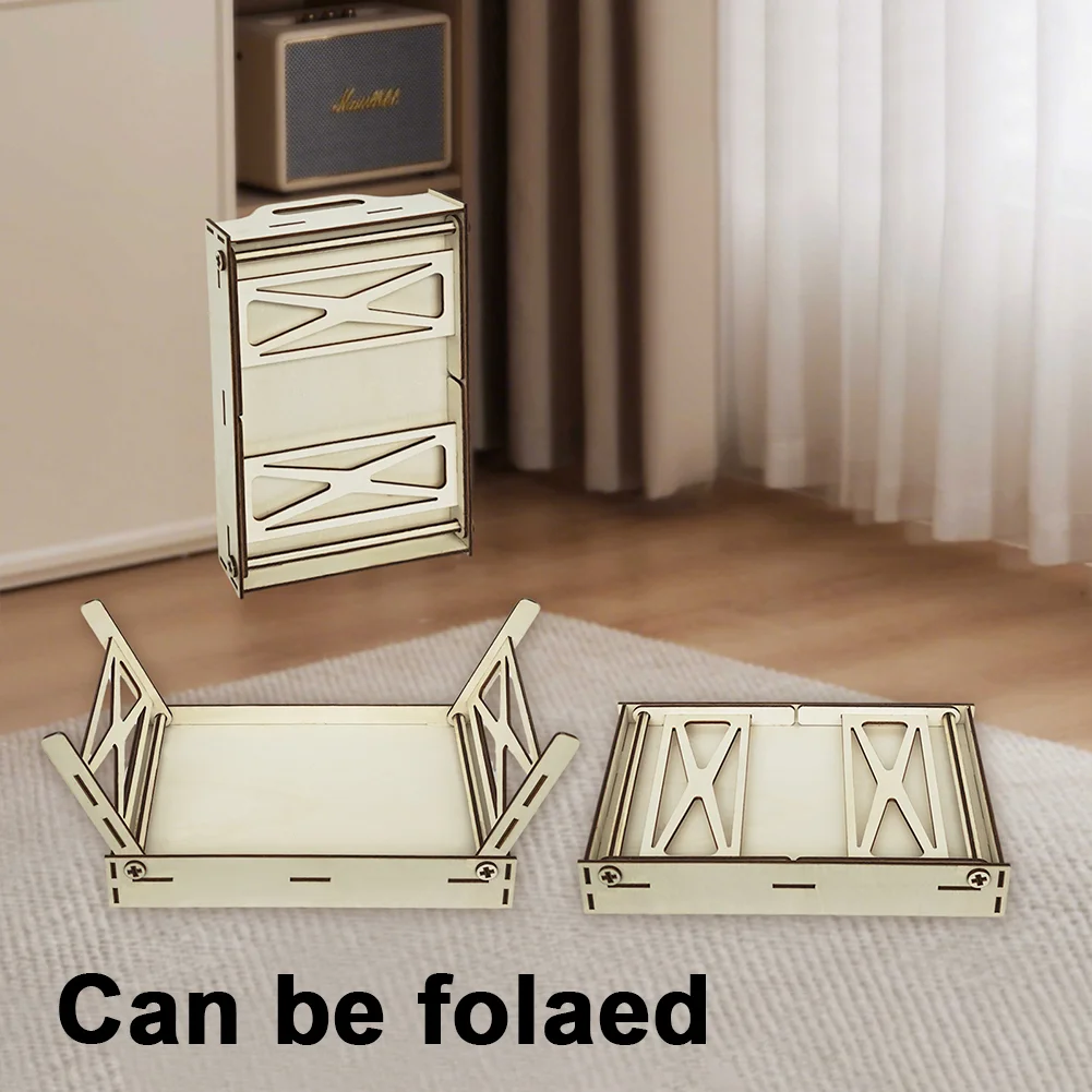 DIY Diamond Painted Dining Plate with Handle Wooden Food Tray Home Decor Gift