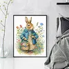 Rabbit Full Stamped Cross Stitch 11CT 3-Strand 40x50cm