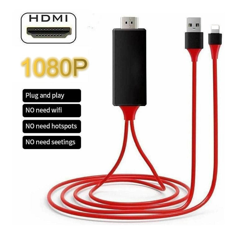 1080P No Lagging HDMI TV CableNo Network Required For Screen Casting