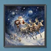 Diamond Painting-5D Full Round Drill Santa Reindeer
