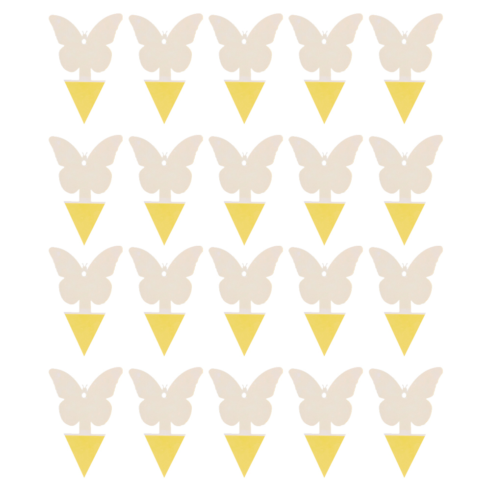 

20pcs Butterfly-shaped Flies Traps Bugs Sticky Board Insects Pest Control, 501 Original