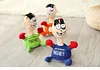 The villain screams after being beaten, a stress-relieving artifact, a stress-relieving toy