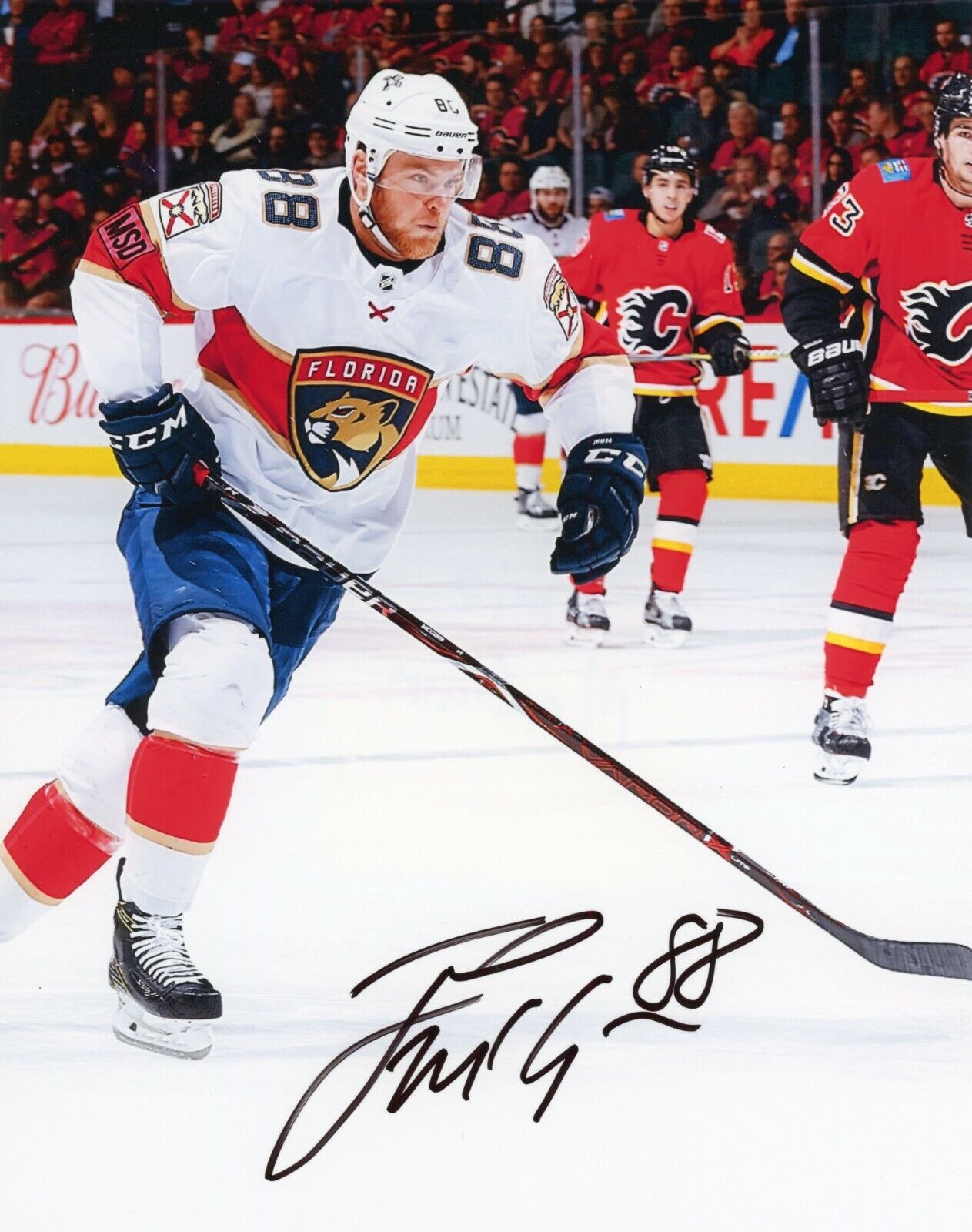 ~~ JAMIE MCGINN Authentic Hand-Signed Florida Panthers