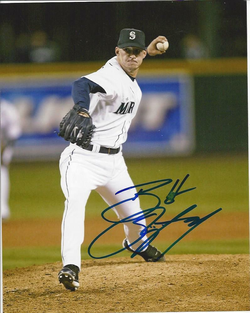 Bobby Livingston autographed 8x10 Seattle Mariners #3