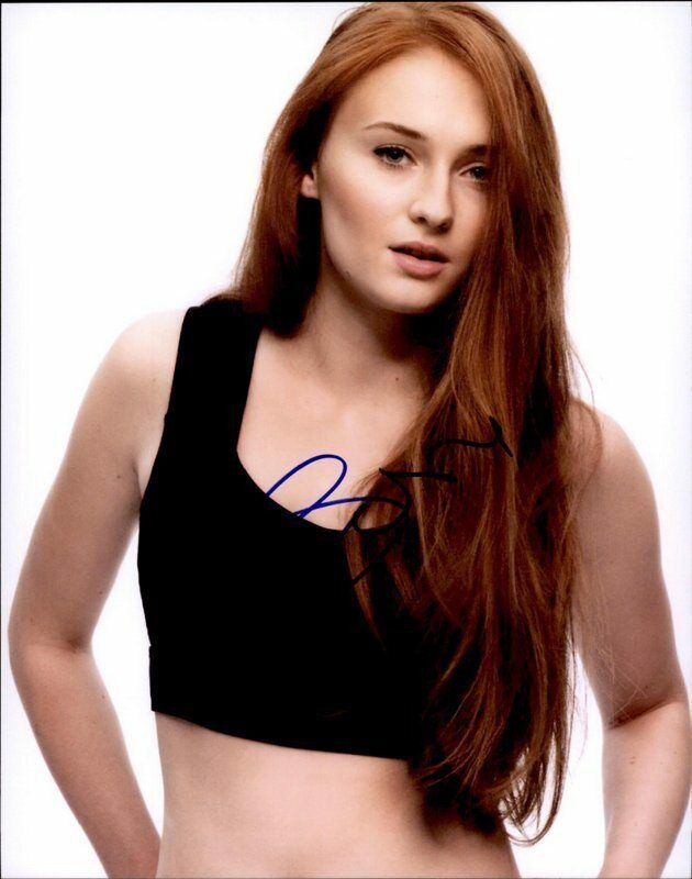 Sophie Turner authentic signed celebrity 8x10 Photo Poster painting W/Cert Autographed C3