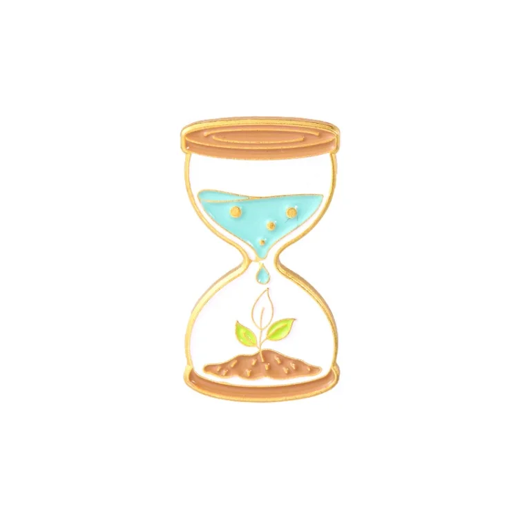 Time Hourglass Shape Pins