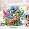 Happy Bird Diamond Dot Painting Ornament DIY Double Sided Acrylic Stand