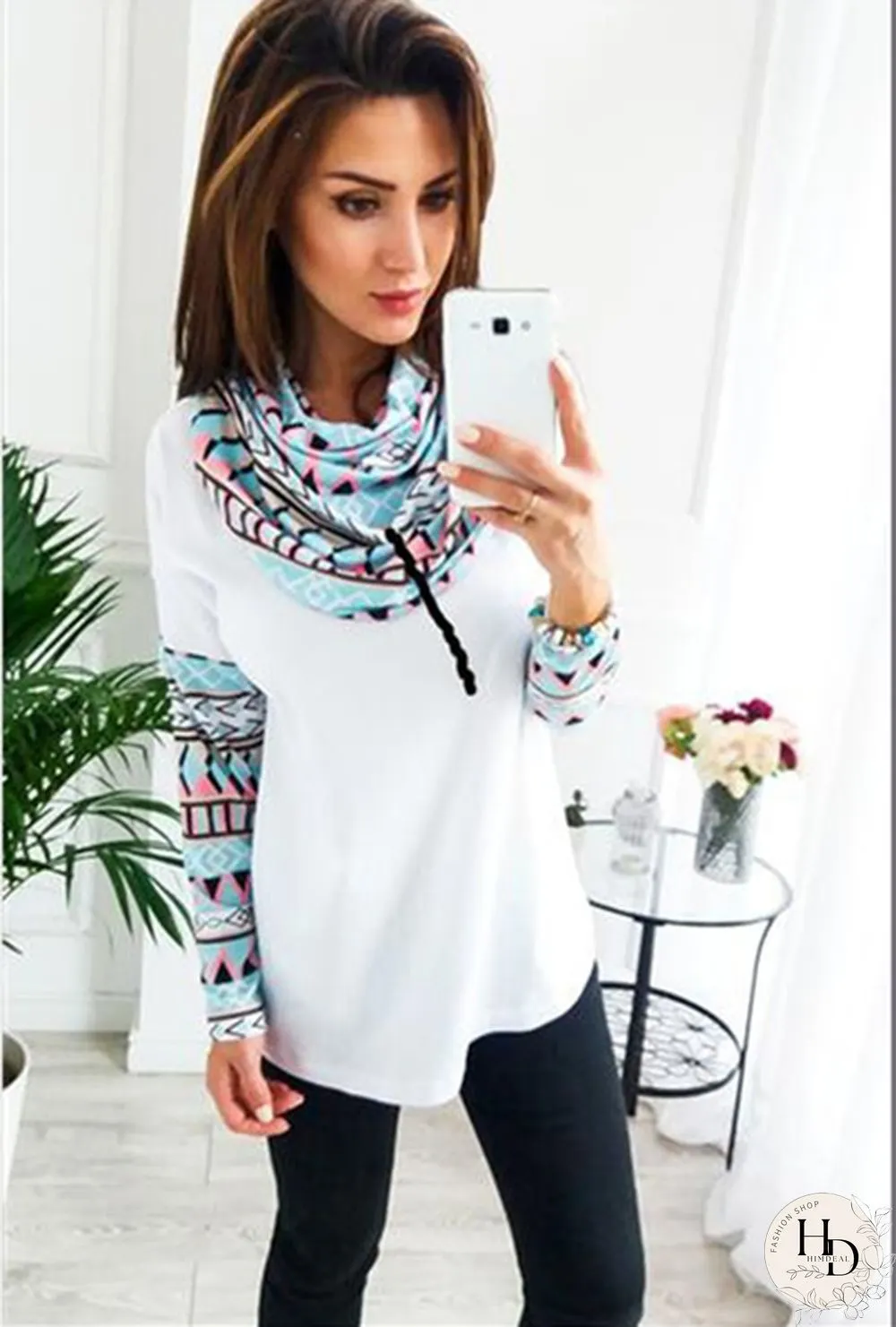 Sexy Women Fahsion Autumn Winter Hooded for Women Hoodies T Shirt Shirts Tops