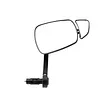 for 15-22mm Handlebars ABS Rearview Mirror EBike & Commuter for Road Safety