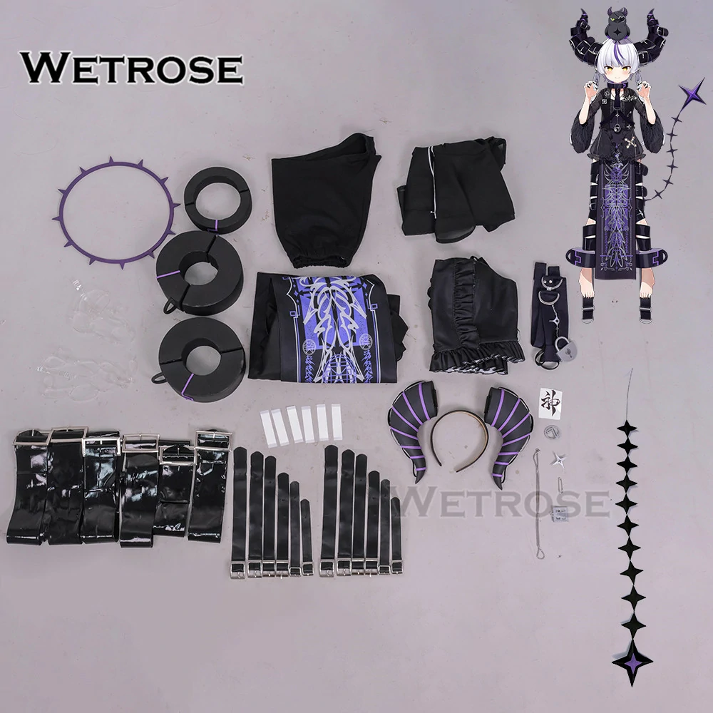 [Wetrose] In Stock Hololive JP Vtuber Laplus Darkness La+ 2025 New Outfit Cosplay Costume ラプラス・ダークネス2025新衣装コスプレ