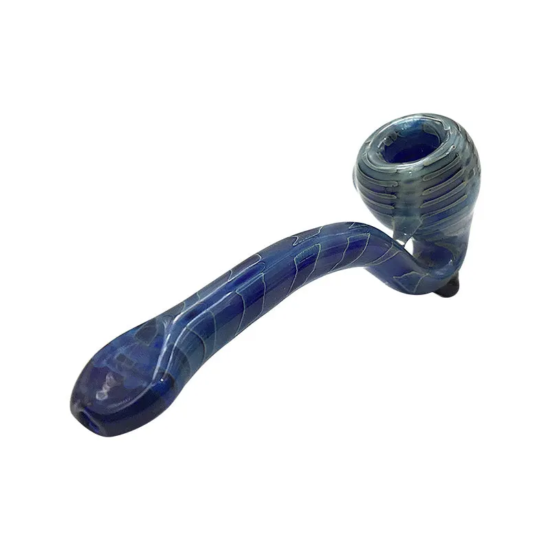 Sherlock Glass Hand Pipe Wholesale Glass Smoking Spoon Pipe