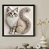 Cat-Partial Special Shaped Diamond Painting 30*30CM