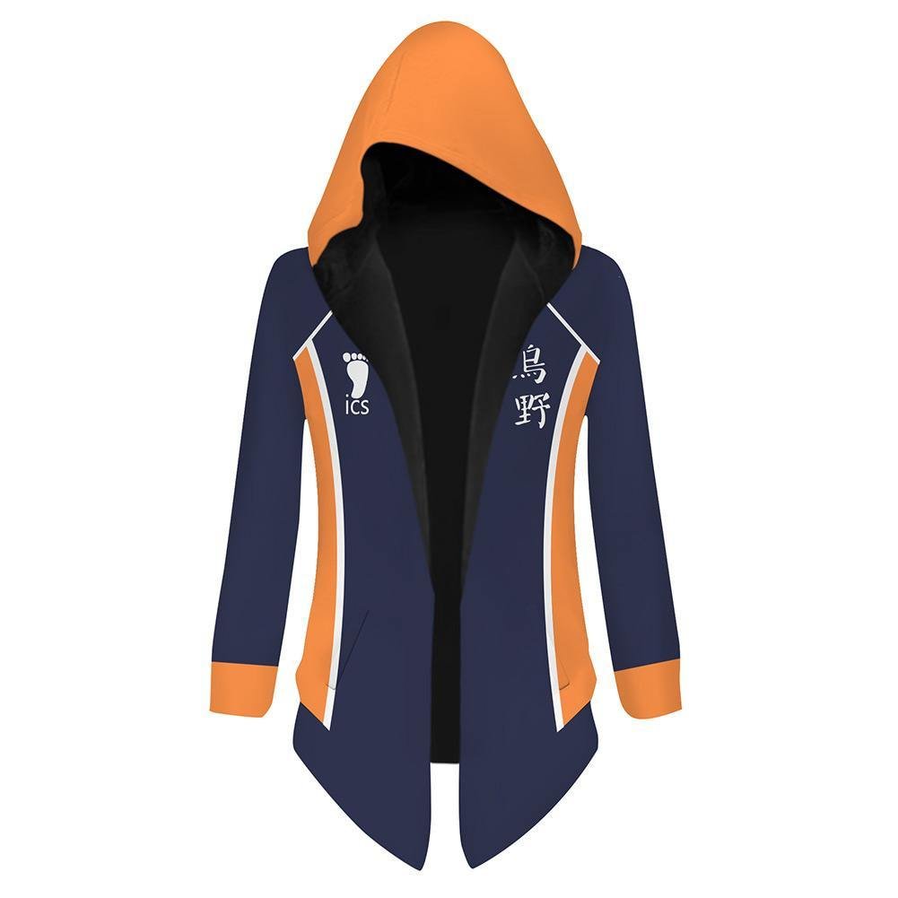 Haikyuu!! Volleyball!! Haikyuu Karasuno High School Nummer 1/10 Jacke mit Kaputze