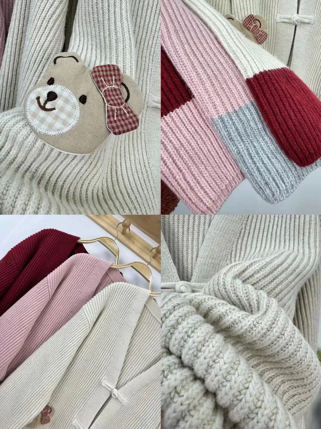 Chicfifth Sweater Women Winter Long Sleeve High Quality Autumn Vintage Top Knitted Cardigan