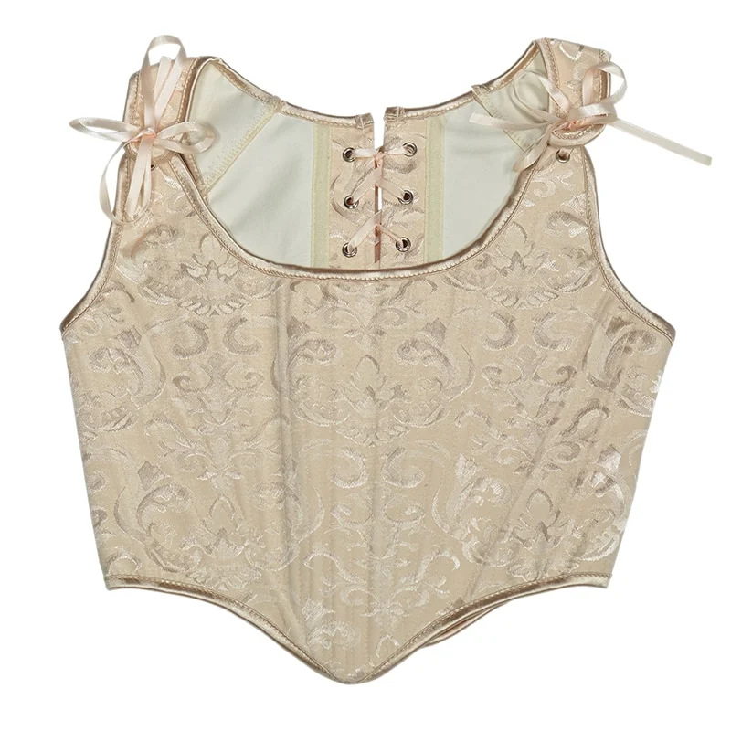 Billionm Women Jacquard Bandage Corset Waist Sexy Shapewear Overbust Female High Street Belt Slim Ladies Party Wear Body Shaper