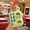 Mini DJ Keychain Mini Musical Instrument Car Keychain Bag Pendant Accessories