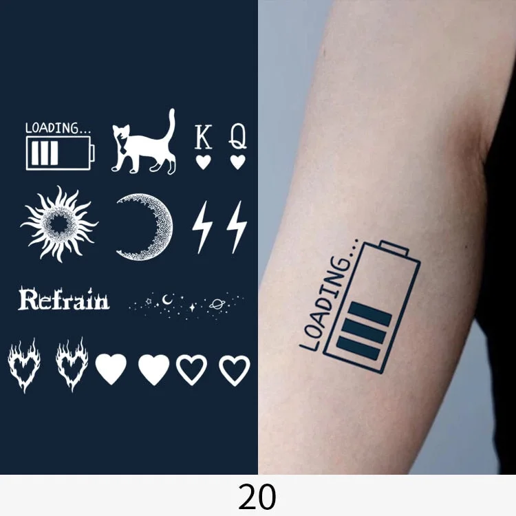 Basketball Anime Flower Butterfly Text Art Festival Cute Cool Waterproof Full Body Arm Men and Women Natural Temporary Tattoos