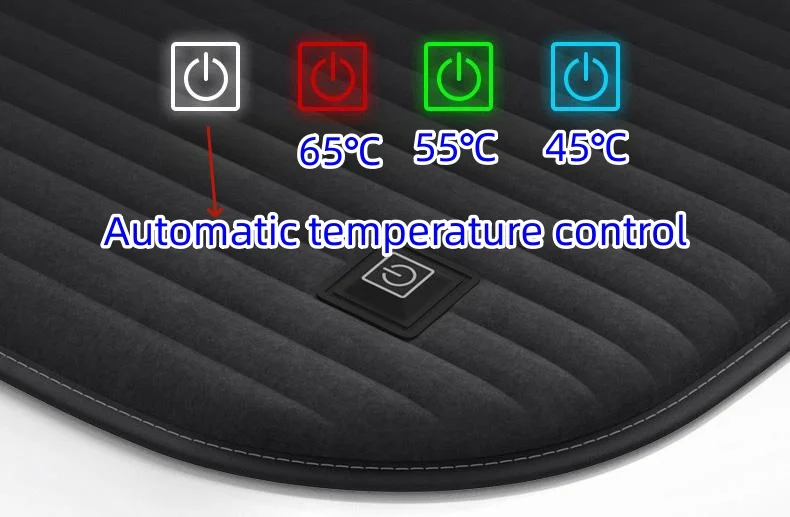 Multifunctional vehicle electric heating seat cushion