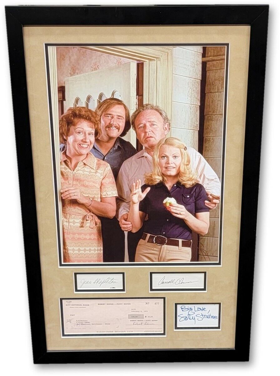 All in the Family Signed Autographed Framed Photo Poster painting Collage O'Connor Reiner BAS