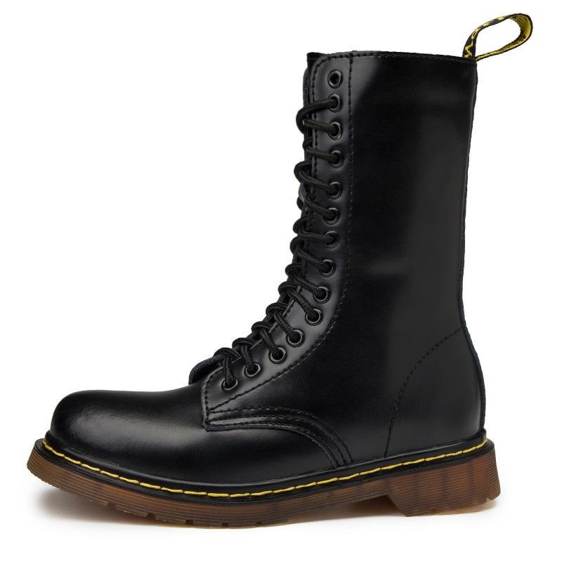 Autumn and winter all-match Martin boots high-top shoes men's Korean version of the trendy casual Gaobang sports waterproof non-slip retro boots | EGEMISS