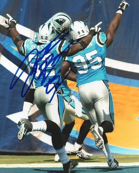 *JON BEASON*SIGNED*AUTOGRAPHED*Photo Poster painting*CAROLINA*PANTHERS*NFL*FOOTBALL*COA*8 X 10