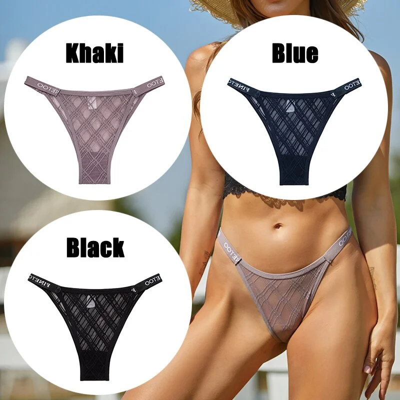 Billionm Sexy Underwear for Women Perspective Thong G-string Lace Panties Breathable Intimates Lingerie Female Soft Undearpants