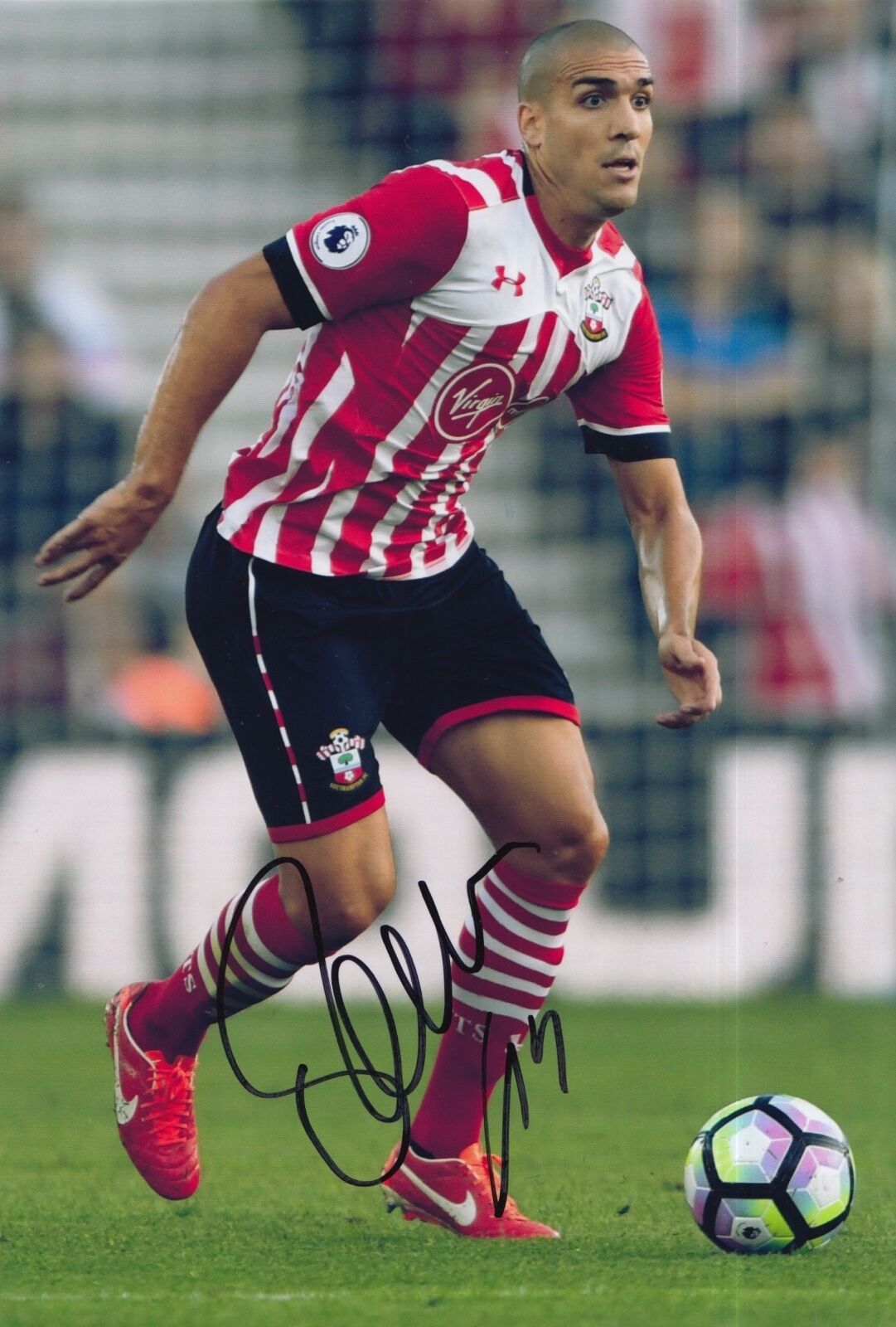 SOUTHAMPTON HAND SIGNED ORIOL ROMEU 12X8 Photo Poster painting.