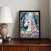 Diamond Painting-DIY Special Shaped Drill Pearl Painting Unicorn(30x40cm)