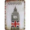 LONDON - Vintage Metal Signs - 20*30cm/30*40cm
